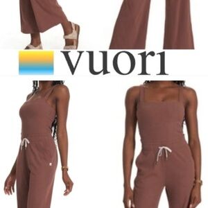 Vuori Brown Jumpsuit with Drawstring
